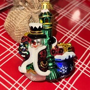 Christopher Radko Snowman